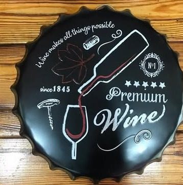 Tapa decorativa Premium Wine