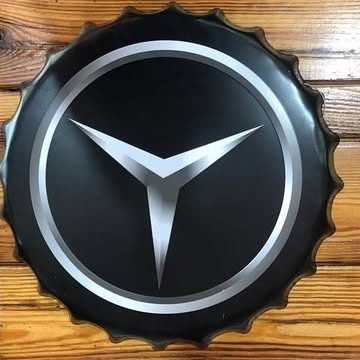 Tapa decorativa Mercedes-Benz (estrella)