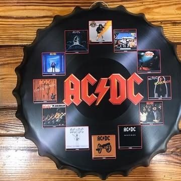 Tapa decorativa AC/DC – portadas de discos