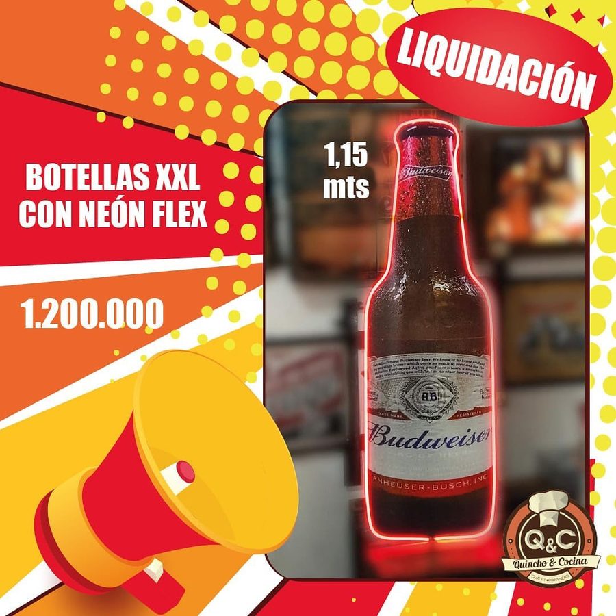 Neón Botella Budweiser – foto 2