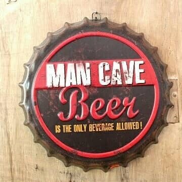 Tapa decorativa Man Cave Beer – foto 3