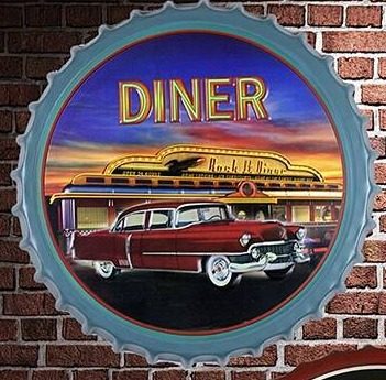 Tapa decorativa Diner