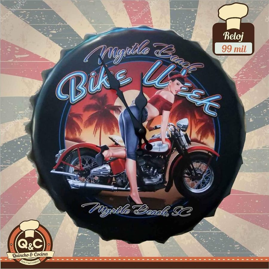 Tapa decorativa reloj Bike Week – Myrtle Beach