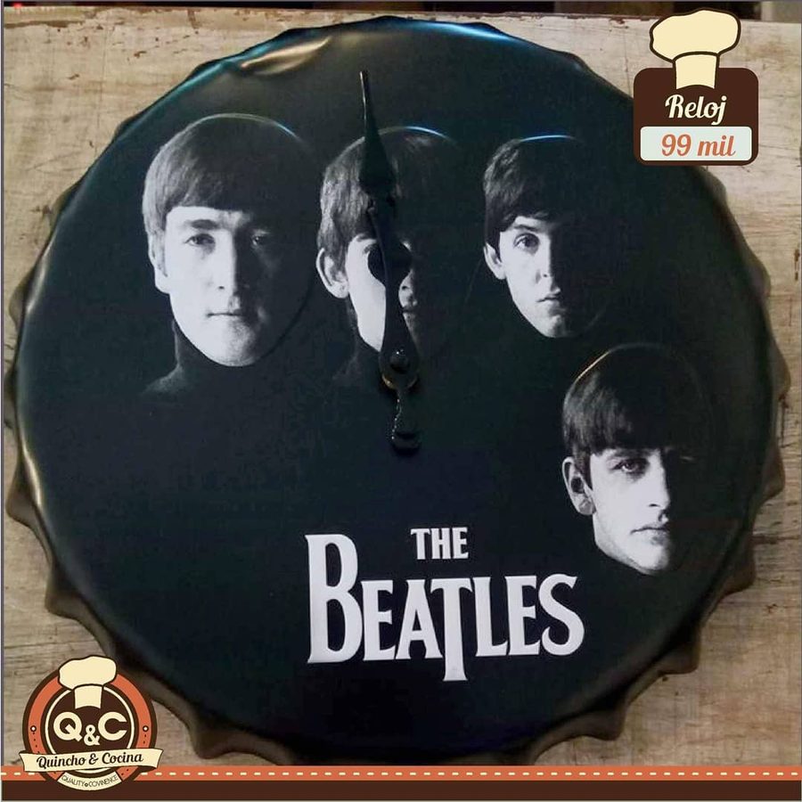 Tapa decorativa reloj The Beatles