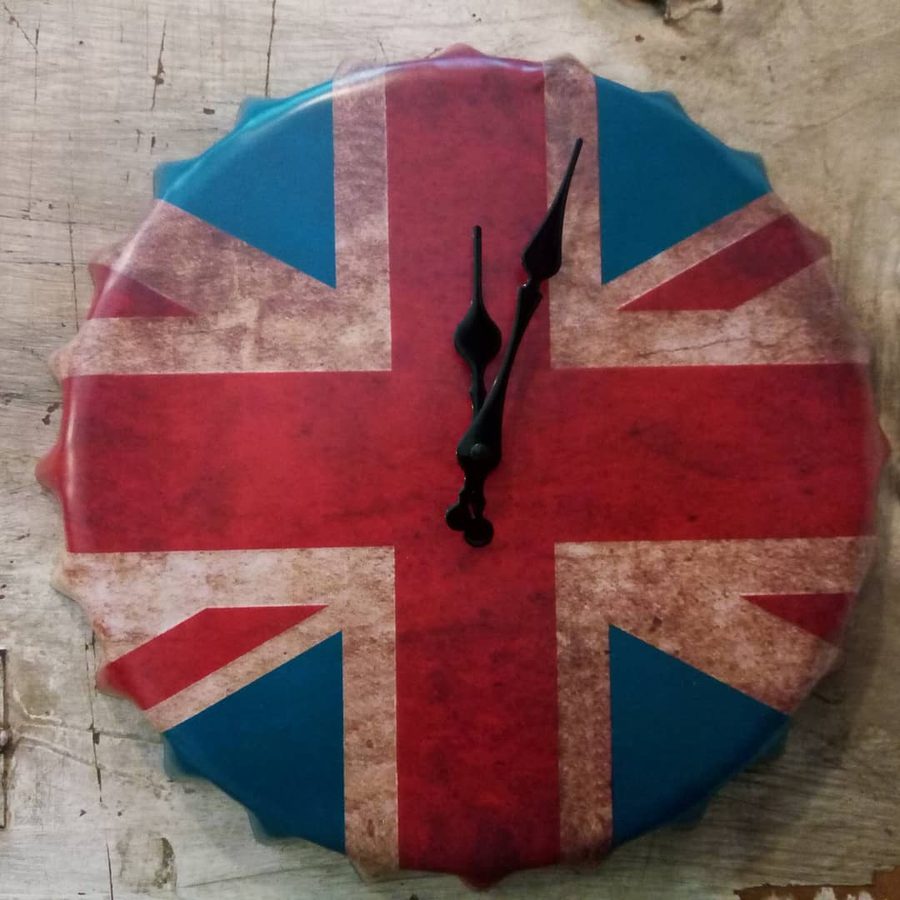 Tapa decorativa reloj Bandera del Reino Unido