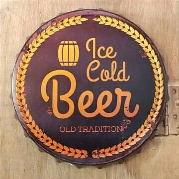 Tapa decorativa Ice Cold Beer (Old Tradition) – foto 2