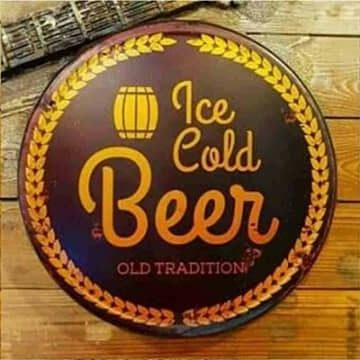 Tapa decorativa Ice Cold Beer (Old Tradition)
