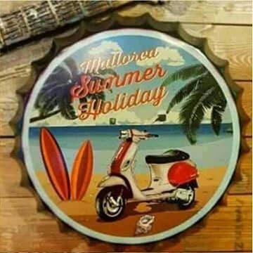 Tapa decorativa Mallorca Summer Holiday