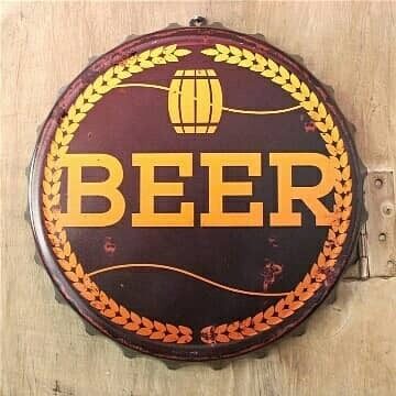 Tapa decorativa Beer (barril y espigas) – foto 2