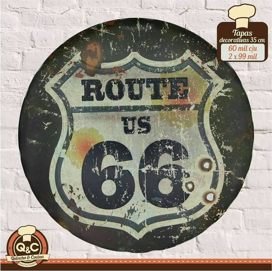 Tapa decorativa Route 66 – foto 3