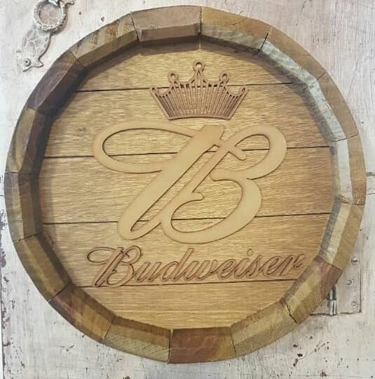 Tapa decorativa Budweiser (madera) – foto 2