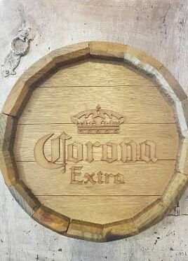 Tapa decorativa Corona Extra (madera) – foto 2