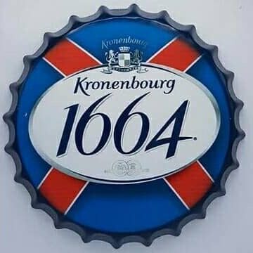 Tapa decorativa Kronenbourg 1664