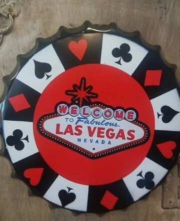 Tapa decorativa Las Vegas (naipes) – foto 2