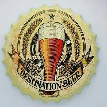 Tapa decorativa Destination Beer