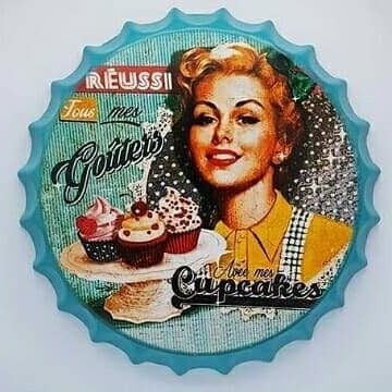 Tapa decorativa Cupcakes (Réussi tous mes goûters)