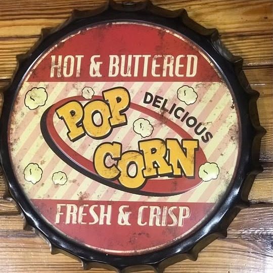 Tapa decorativa Pop Corn – Hot & Buttered – foto 2