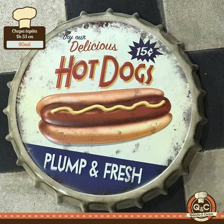 Tapa decorativa Hot Dogs – Plump & Fresh