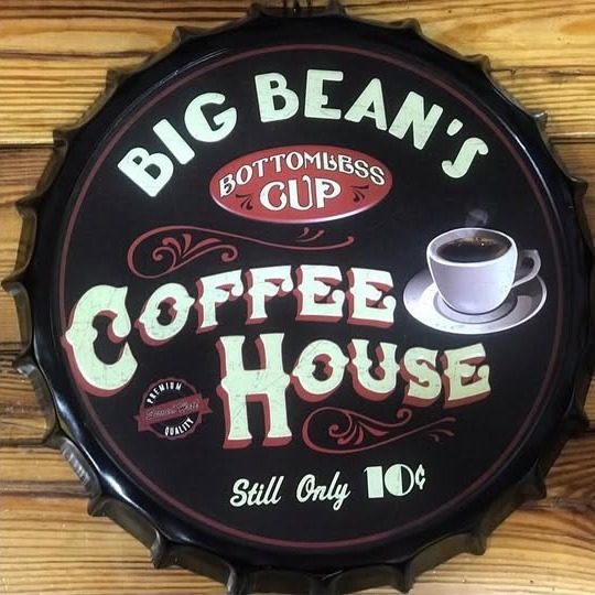 Tapa decorativa Big Bean's Coffee House – foto 2