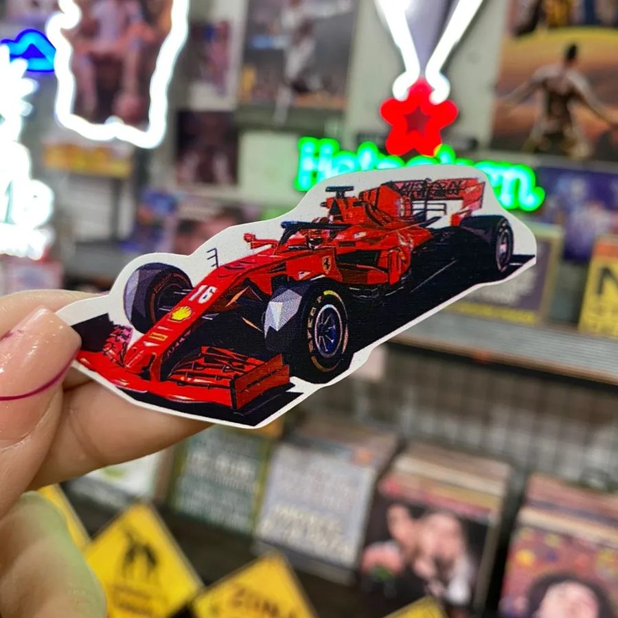 Auto de Fórmula 1 rojo