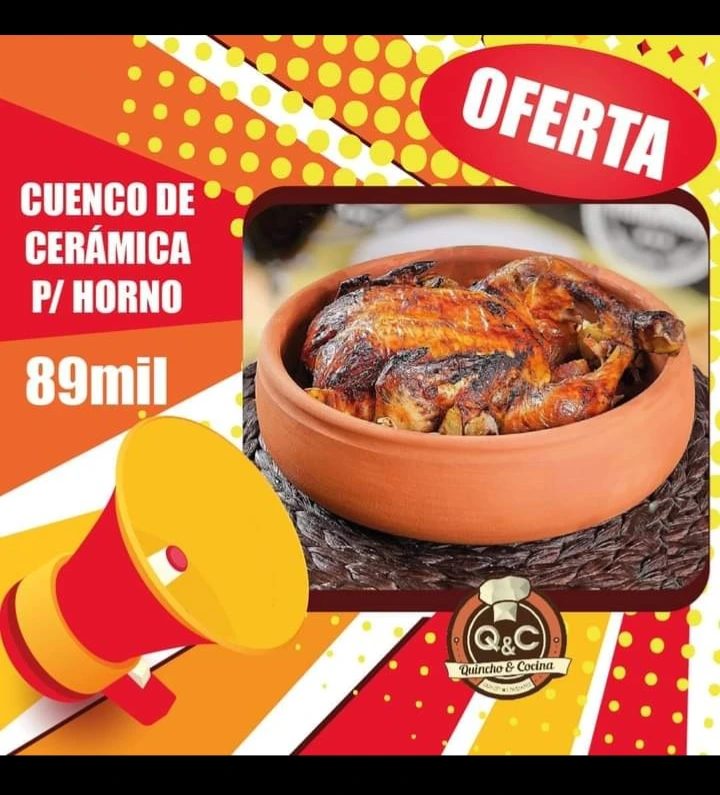 Cuenco de cerámica para horno