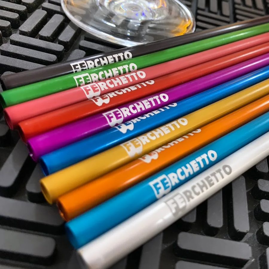 Pajitas de metal de colores Ferchetto – foto 2