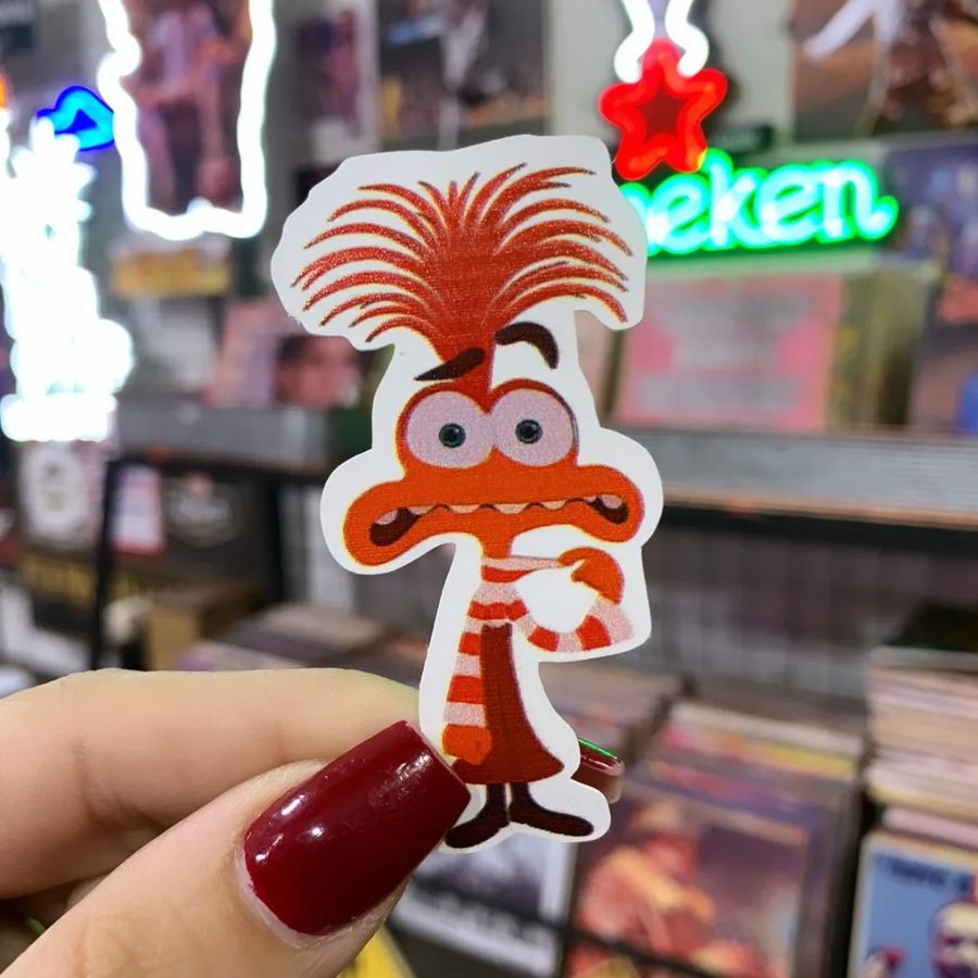 Personaje naranja ansioso (Intensamente)