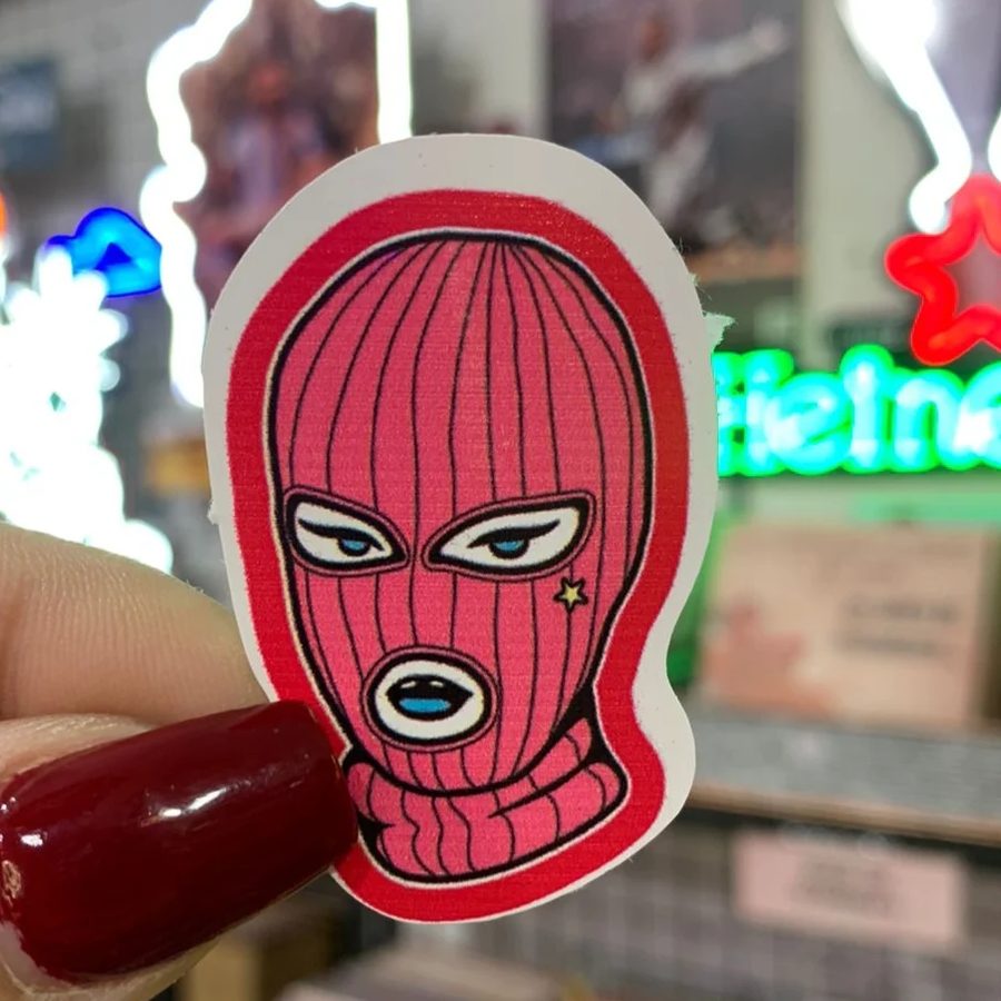 Pasamontañas rosa