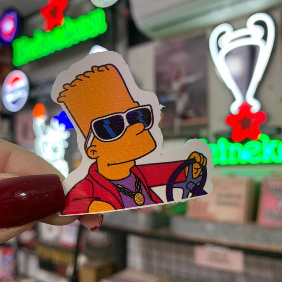 Bart Simpson con lentes de sol