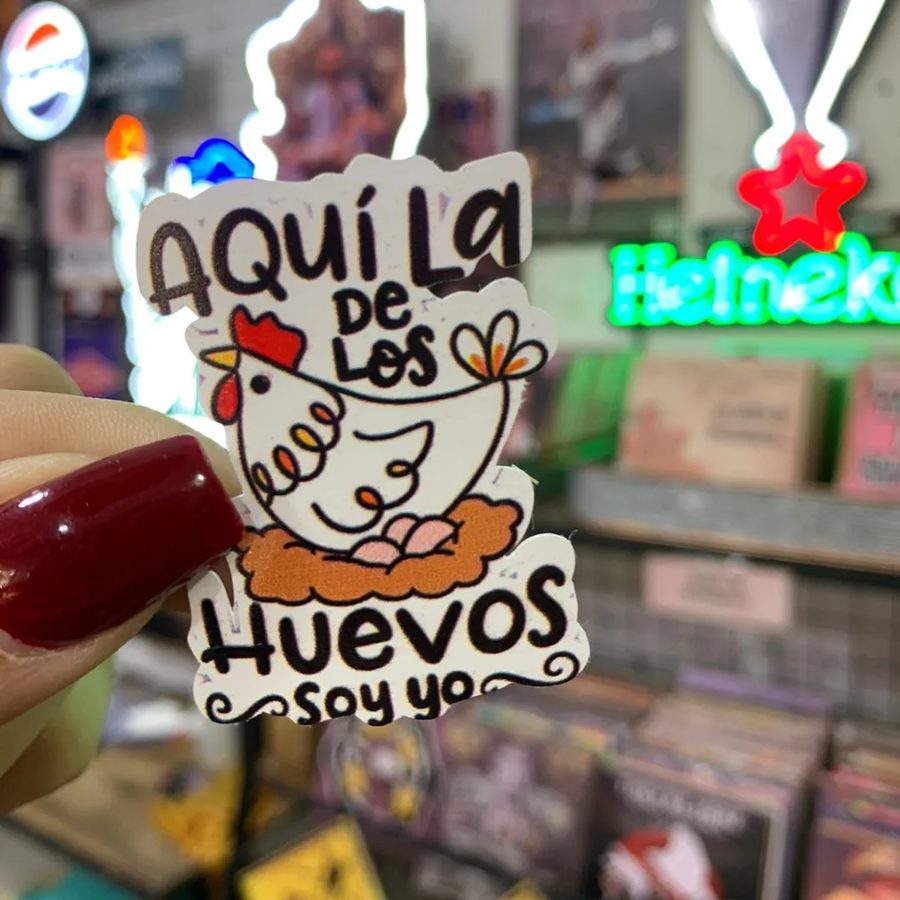 Aquí la de los huevos soy yo