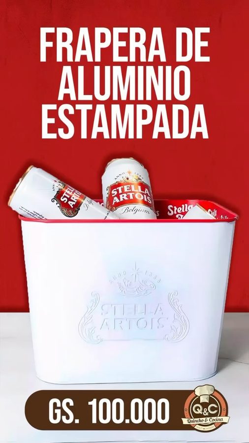 Frapera de aluminio Stella Artois