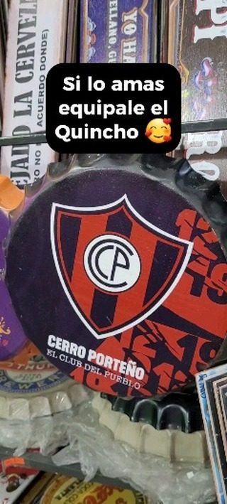 Cartel Club Cerro Porteño redondo