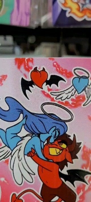 Cuadro Ángel y demonio