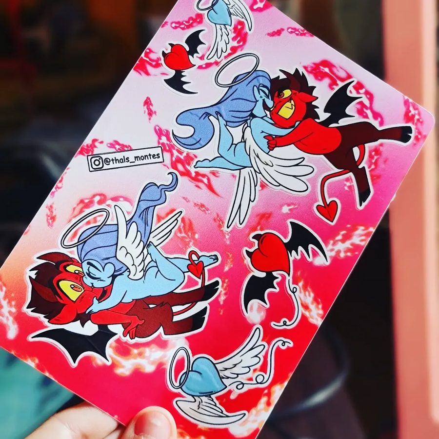 Sticker pack Angie y Antonio