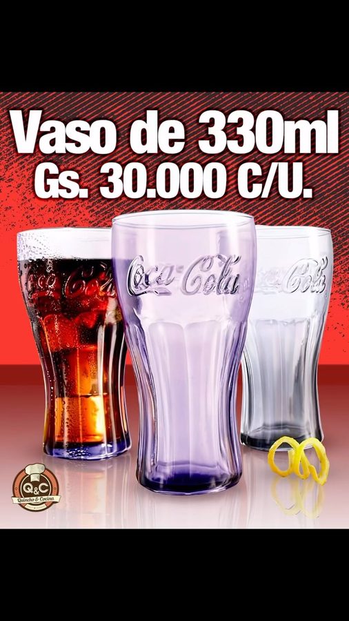 Vaso Coca-Cola 330 ml