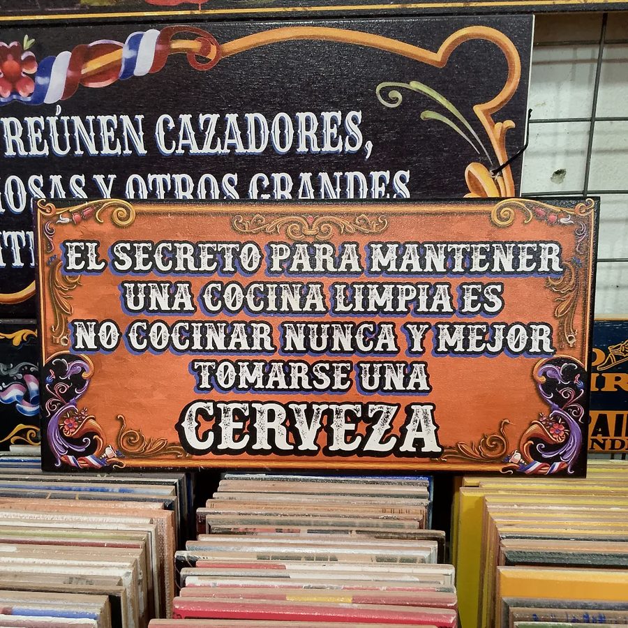 Cuadro El secreto para mantener una cocina limpia es no cocinar nunca