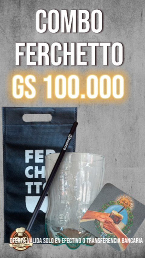 Combo Ferchetto vaso, posavasos y pajita