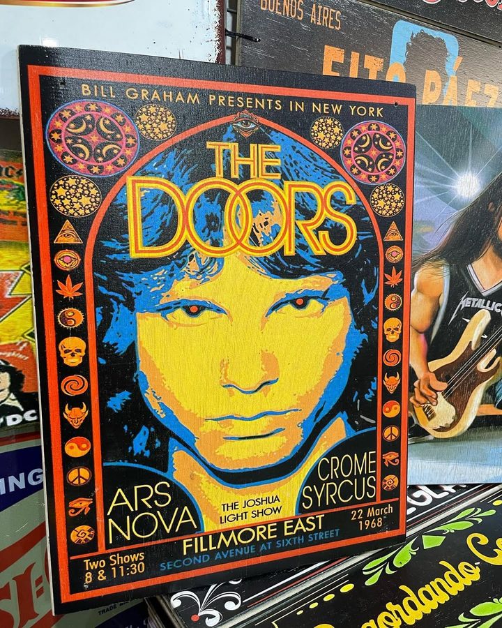 Cuadro The Doors afiche Fillmore East – foto 2