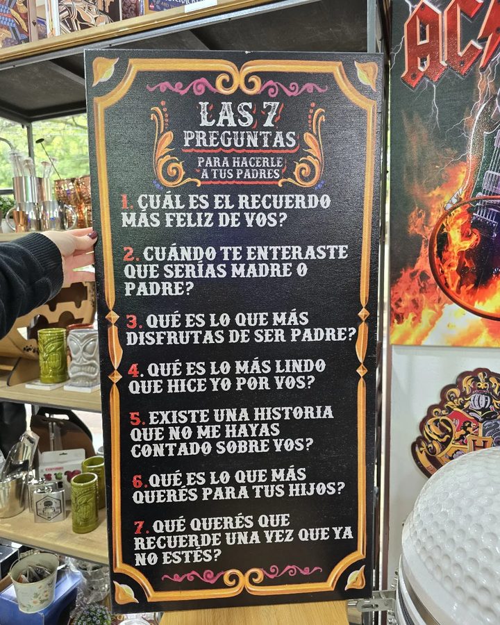 Cuadro Las 7 preguntas para hacerle a tus padres