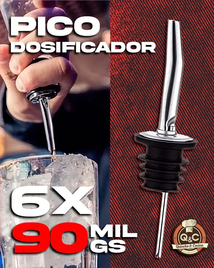 Pico dosificador de acero