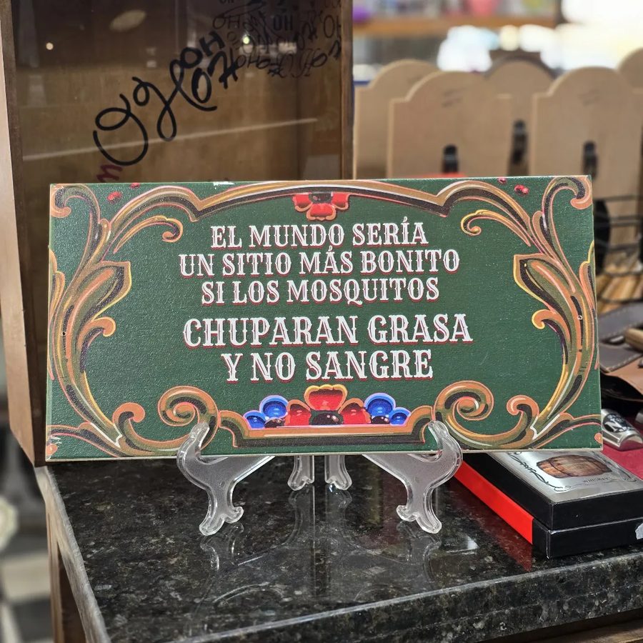 Cuadro Si los mosquitos chuparan grasa y no sangre