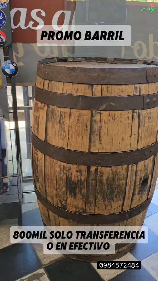 Barril de madera
