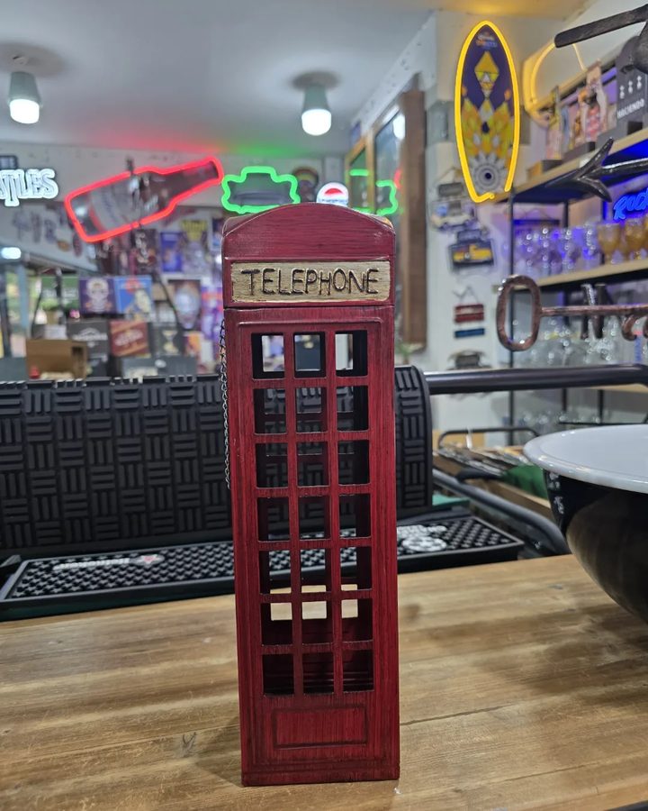 Portavino cabina de Londres