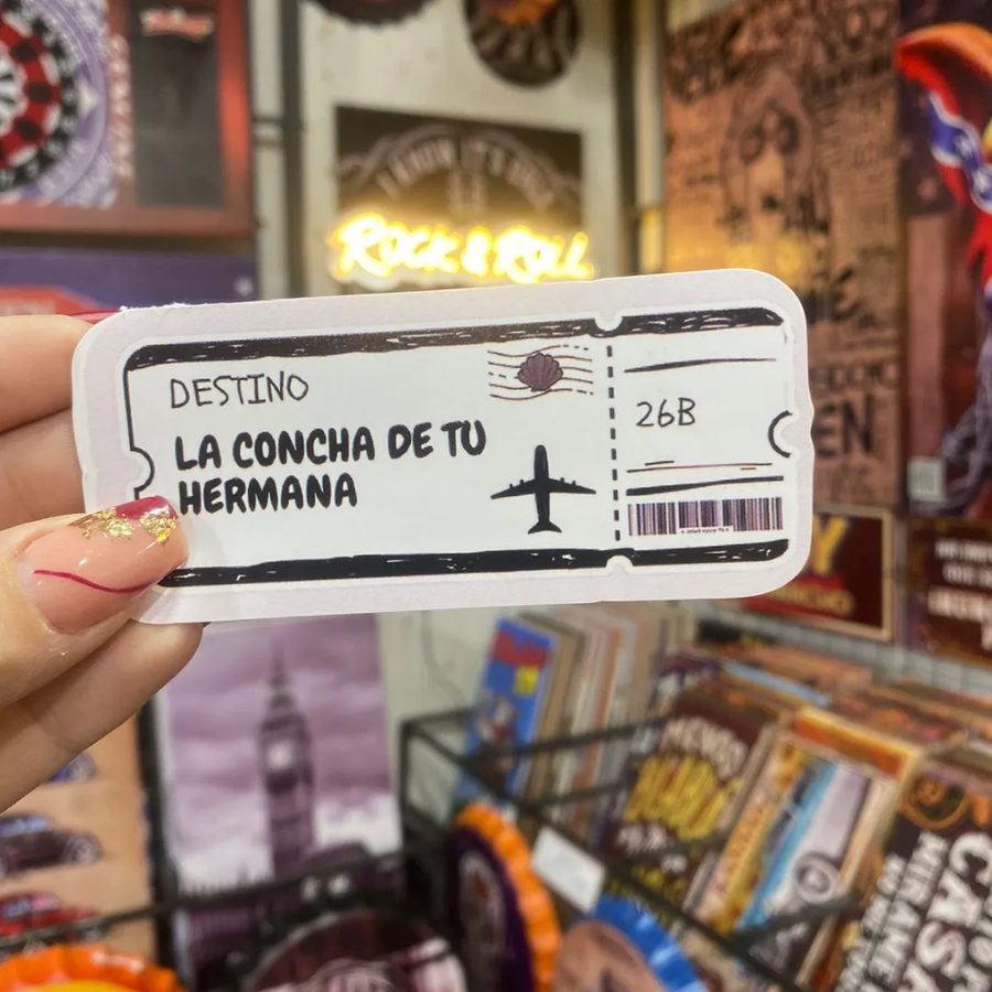 Boleto destino la concha de tu hermana