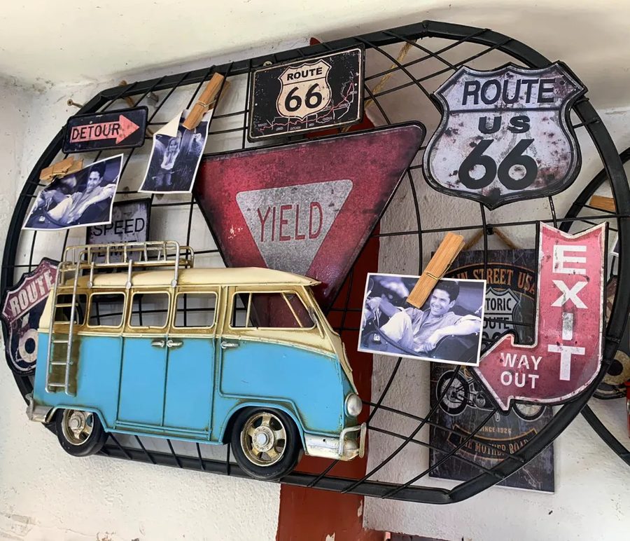 Route 66 Kombi VW portafotos