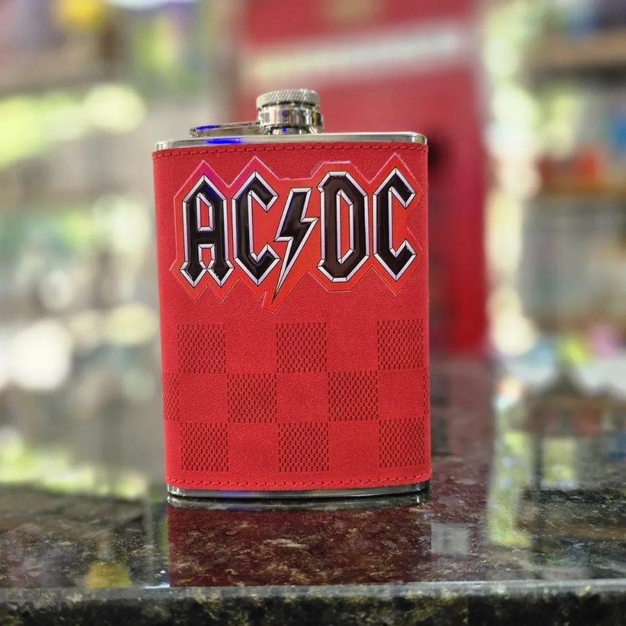Petaca forrada AC/DC