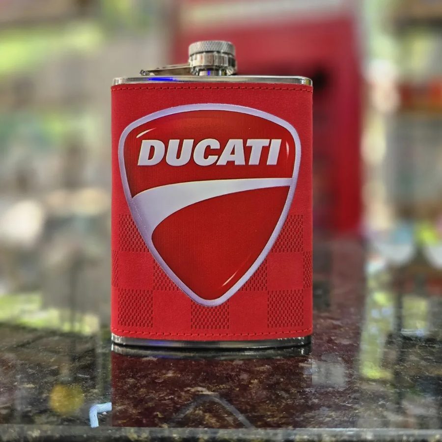 Petaca forrada Ducati