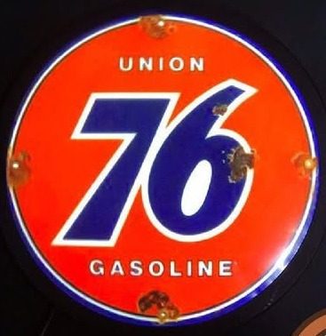 Neón Union 76 Gasoline