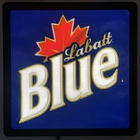 Neón Labatt Blue