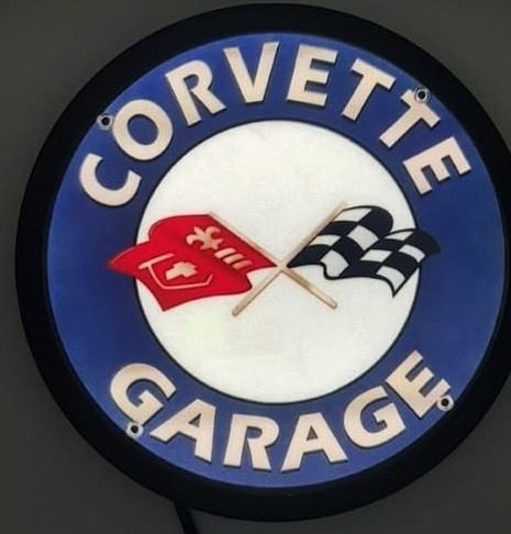 Neón Corvette Garage